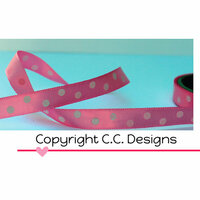 CC Designs - Ribbon - Pink Polka Dot