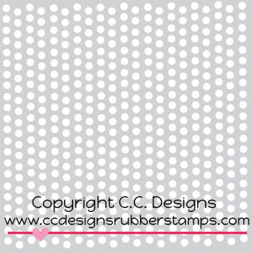 CC Designs - 6 x 6 Stencil - Dots