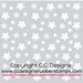 CC Designs - 6 x 6 Stencil - Flowing Flowers