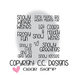 CC Designs - Clear Acrylic Stamps - Snowman Sentiments