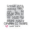 CC Designs - Clear Acrylic Stamps - Lucky Rainbow