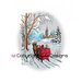 CC Designs - DoveArt Studio Collection - Christmas - Cling Mounted Rubber Stamps - Sleigh Ride