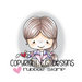 CC Designs - Little Pixie Collection - Cling Mounted Rubber Stamps - Winged Heart