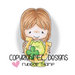 CC Designs - Little Pixie Collection - Cling Mounted Rubber Stamps - Lucky Clover