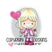 CC Designs - Little Pixie Collection - Cling Mounted Rubber Stamps - Balloon Heart