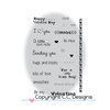 CC Designs - Clear Acrylic Stamps - Logos Smoochie Sentiments