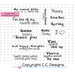 CC Designs - Clear Acrylic Stamps - Logos Sweet Spring Sentiments