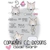 CC Designs - Meoples Collection - Clear Acrylic Stamps - Meowy