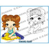 CC Designs - Cling Mounted Rubber Stamps - Beach Sophie