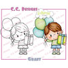 CC Designs - Pollycraft Collection - Cling Mounted Rubber Stamps - Grant