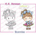 CC Designs - Pollycraft Collection - Cling Mounted Rubber Stamps - Blossom