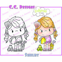 CC Designs - Pollycraft Collection - Cling Mounted Rubber Stamps - Shelby
