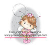 CC Designs - Pollycraft Collection - Cling Mounted Rubber Stamps - Pixie