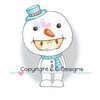CC Designs - Pollycraft Collection - Cling Mounted Rubber Stamps - Frosty