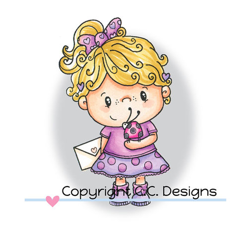 CC Designs - Pollycraft Collection - Clear Acrylic Stamps - Marieta