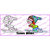 CC Designs - Robertos Rascals Collection - Cling Mounted Rubber Stamps - Skiing Henry