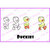 CC Designs - Robertos Rascals Collection - Cling Mounted Rubber Stamps - Duckies