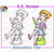 CC Designs - Robertos Rascals Collection - Cling Mounted Rubber Stamps - Margarita Time