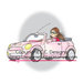 CC Designs - Robertos Rascals Collection - Cling Mounted Rubber Stamps - Erica's Car