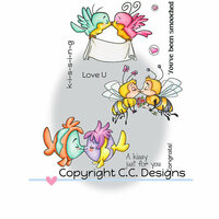 CC Designs - Robertos Rascals Collection - Clear Acrylic Stamps - Kissy Smoochy
