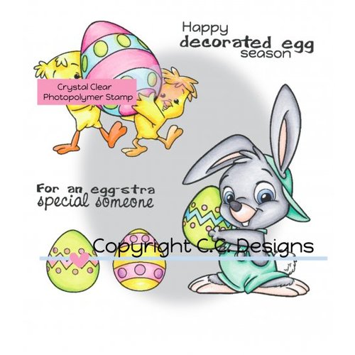 CC Designs - Robertos Rascals Collection - Clear Acrylic Stamps - Easter Funnies