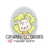 CC Designs - Robertos Rascals Collection - Cling Mounted Rubber Stamps - 4 Leaf Puppy