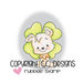 CC Designs - Robertos Rascals Collection - Cling Mounted Rubber Stamps - 4 Leaf Puppy