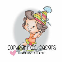 CC Designs - Robertos Rascals Collection - Cling Mounted Rubber Stamps - Dancing