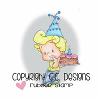 CC Designs - Robertos Rascals Collection - Cling Mounted Rubber Stamps - Sneaking a Lick