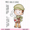 CC Designs - Rustic Sugar Collection - Clear Acrylic Stamps - Clove with Coffee
