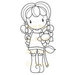 CC Designs - Swiss Pixie Collection - Cling Mounted Rubber Stamps - Birgitta