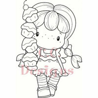 CC Designs - Swiss Pixie Collection - Cling Mounted Rubber Stamps - Cupcake Birgitta