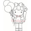 CC Designs - Swiss Pixie Collection - Cling Mounted Rubber Stamps - Birthday Gretel