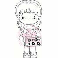 CC Designs - Swiss Pixie Collection - Cling Mounted Rubber Stamps - Abigail