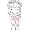 CC Designs - Swiss Pixie Collection - Cling Mounted Rubber Stamps - Coffee Birgitta