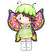 CC Designs - Swiss Pixie Collection - Cling Mounted Rubber Stamps - Beautiful Lucy