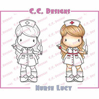 CC Designs - Swiss Pixie Collection - Cling Mounted Rubber Stamps - Nurse Lucy