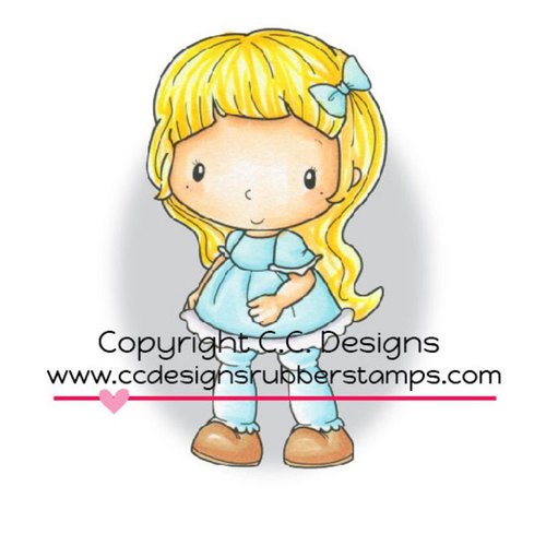 CC Designs - Swiss Pixie Collection - Cling Mounted Rubber Stamps - Goldie