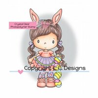 CC Designs - Swiss Pixie Collection - Clear Acrylic Stamps - Easter Lucy