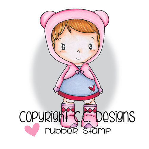 CC Designs - Swiss Pixie Collection - Cling Mounted Rubber Stamps - Teddy Lucy