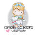 CC Designs - Swiss Pixie Collection - Cling Mounted Rubber Stamps - Rainbow Lucy