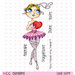 CC Designs - Tootsies Collection - Clear Acrylic Stamps - Adora