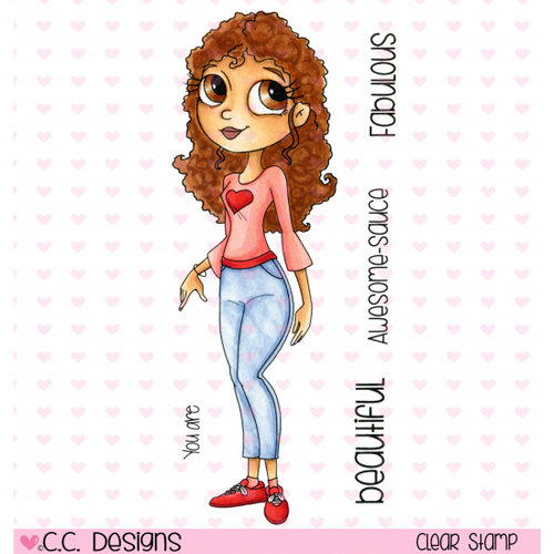 CC Designs - Tootsies Collection - Clear Acrylic Stamps - Mae