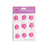 Creative Charms - Countryside Collection - Knitted Flower Embellishments - Small - Pink, CLEARANCE