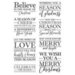 Crafter's Companion - Clear Acrylic Stamps - Believe in the Magic