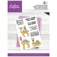 Crafter's Companion - Clear Acrylic Stamps - Camel Kisses and Wishes