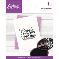 Crafter's Companion - Clear Acrylic Stamp - Giggle More