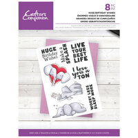 Crafter's Companion - Clear Acrylic Stamps - Huge Birthday Wishes