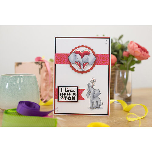 us:one Size Crafters Companion CC-CA-ST-HBW Clear Acrylic Stamps-Happy Birthday Wishes
