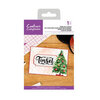 Crafter's Companion - Christmas - Clear Acrylic Stamps - Tinsel In A Tangle